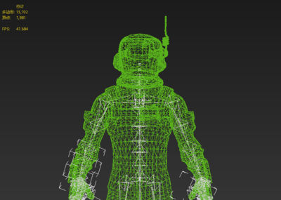 次世代 pbr 科幻 科学实验服 生化 太空服 防护服 防化服 连体工装