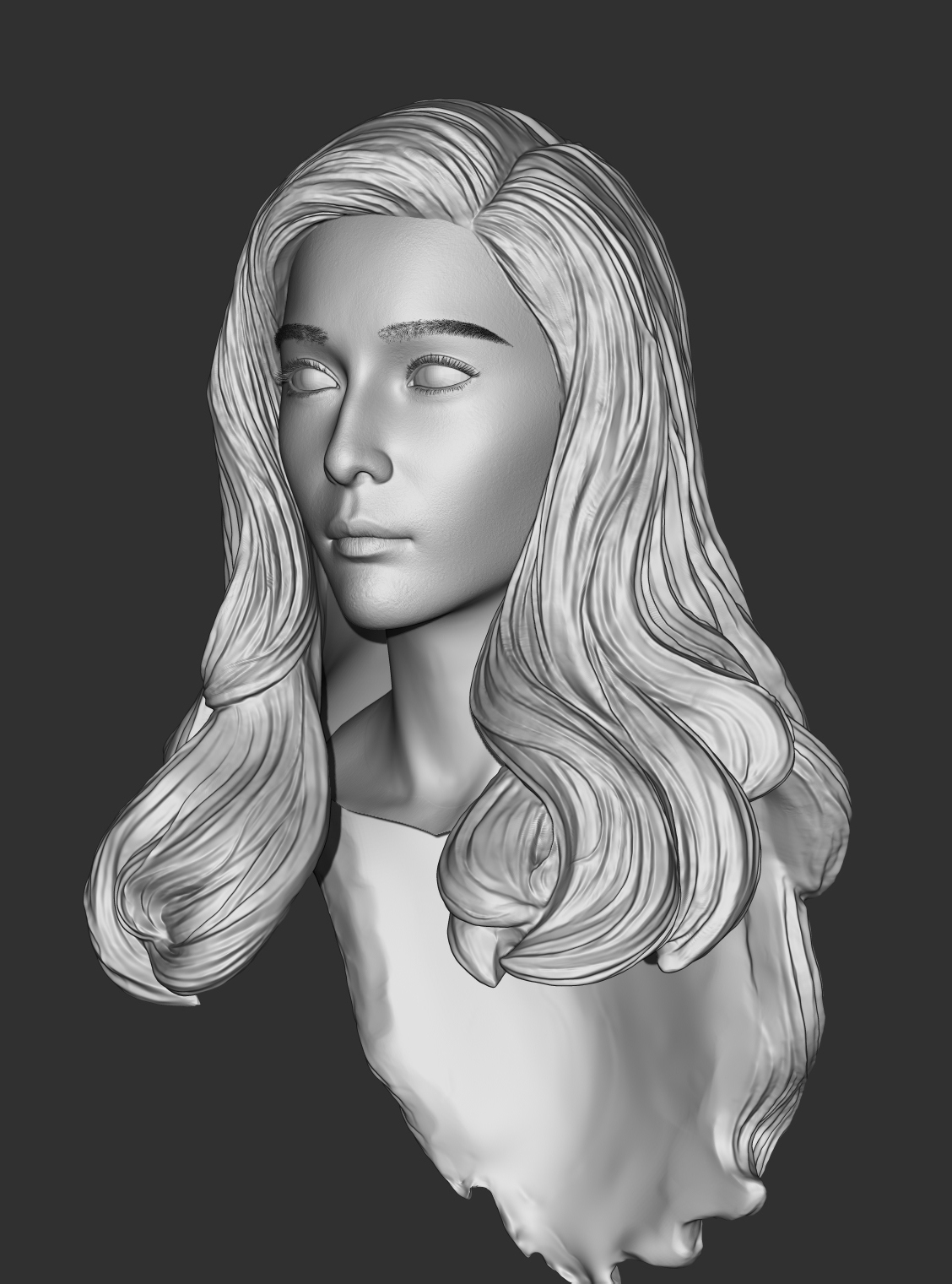 真人头像练习_by_阎罗作品_角色/人物/生物_cg模型网