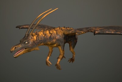 次世代 火蜥蜴 神奇动物 火龙 firedrake  奇异动物  飞龙