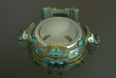 机械风暴基座次世代科幻风格底座