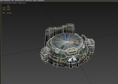 机械风暴基座次世代科幻风格底座