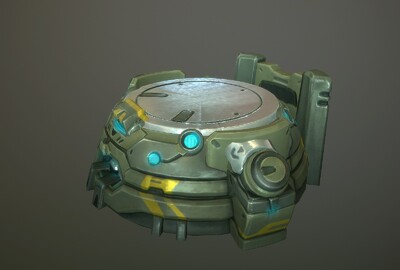 机械风暴基座次世代科幻风格底座