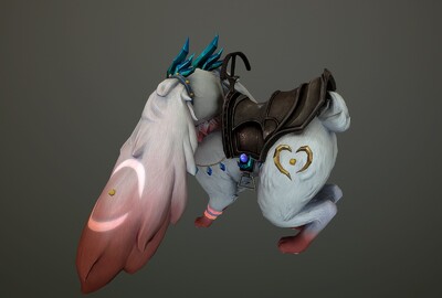 次世代  精美兔灵  月宫兔    广寒宫 玉兔    精灵兔