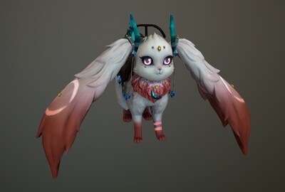 次世代 精美兔灵 月宫兔 广寒宫 玉兔 精灵兔