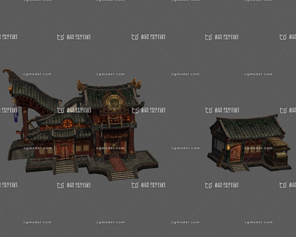 古建筑,宝石加工处,古代楼宇,钱庄,偏殿