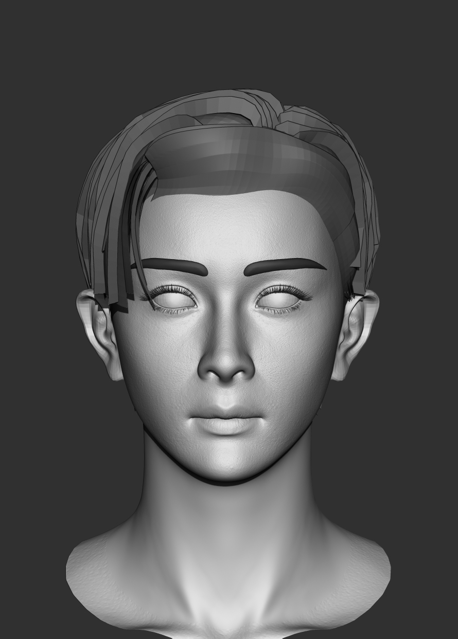 真人头像练习二_by_阎罗作品_角色/人物/生物_cg模型网