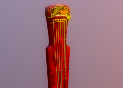 次世代 琴 武器 神器 法器 汉筝 古筝 汉族筝乐器 汉族的民族传统乐器