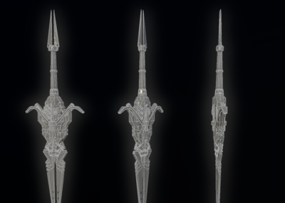 次世代 pbr 科幻能源剑 高科技 宽刀 宽剑 武器 未来武器