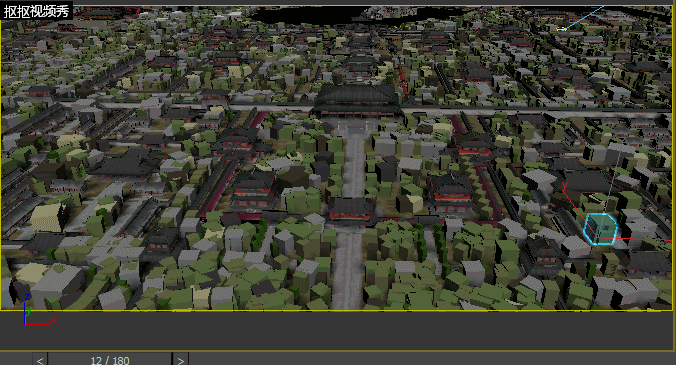 写实古建 古城动画模型-古代场景模型库-3ds Max(.max)模型下载-cg模型网