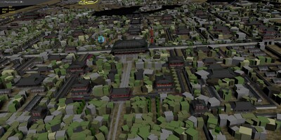 写实古建 古城动画模型-古代场景模型库-3ds Max(.max)模型下载-cg模型网