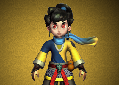 小男孩小侠客zbrush模型