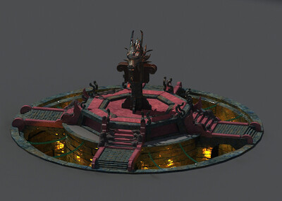 镇龙台 祭祀台 锁龙阵 东方祭坛 祭台 石台平台子台阶 火山 地下 祭龙