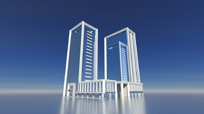 公司大楼办公楼cbd建筑