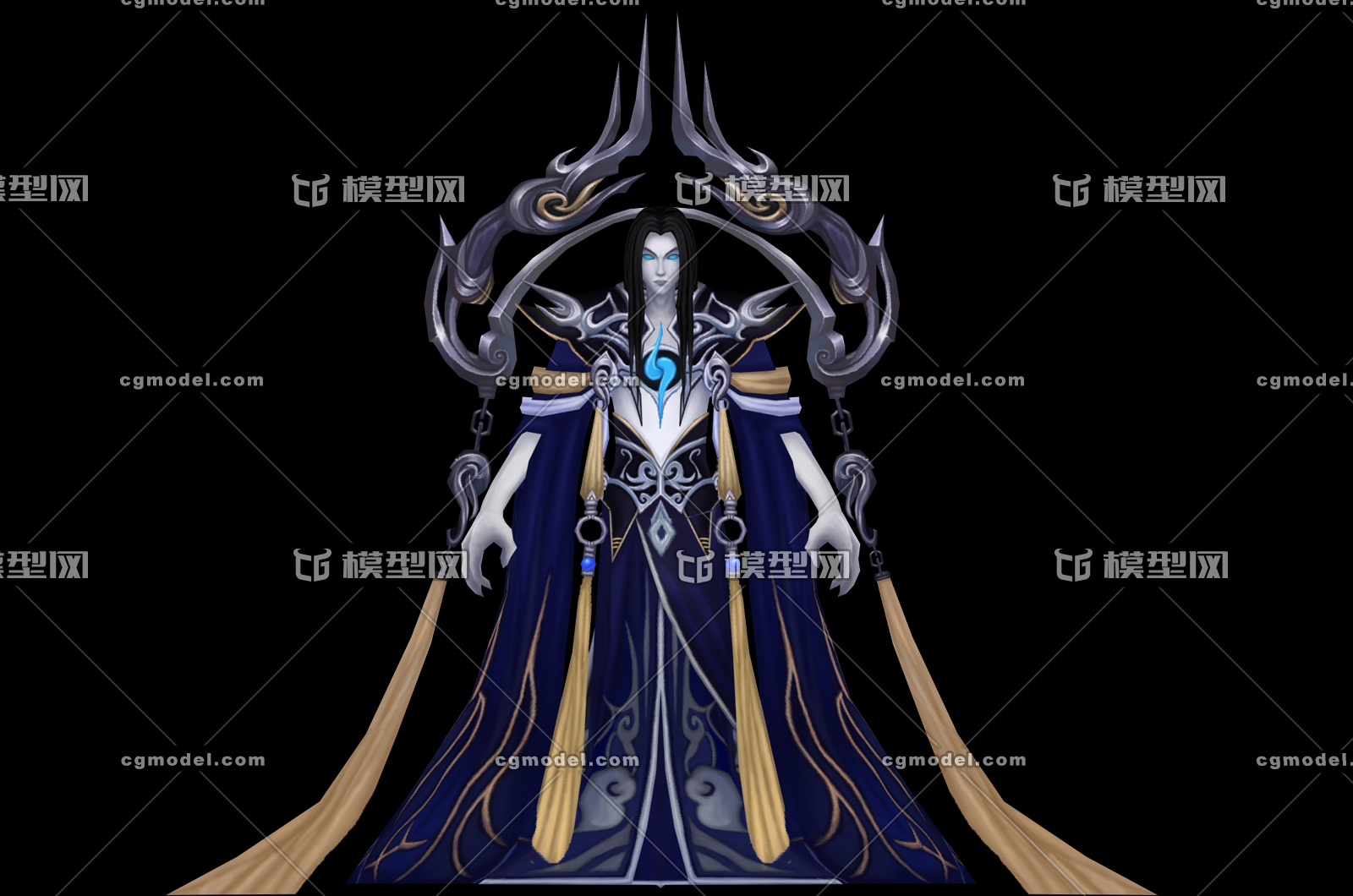 冰封王座角色模型_从此征途作品_人物男人_cg模型网