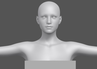 精细女性人体3d模型-女人模型库-3ds max(.max)模型下载-cg模型网