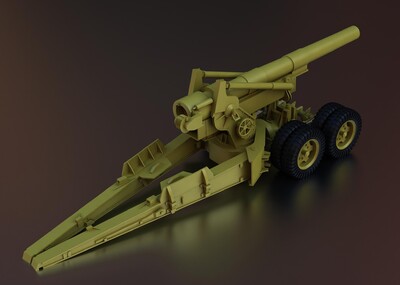 军用火炮模型图片