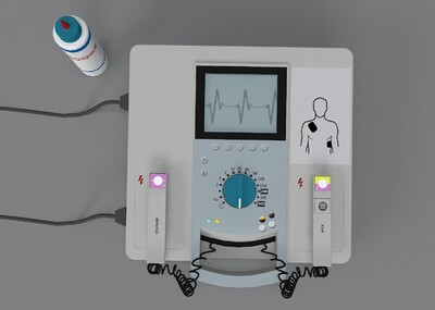 膏 电流冲击心脏使室颤终止 医疗设备 直流电除颤法 除颤器 医疗电击