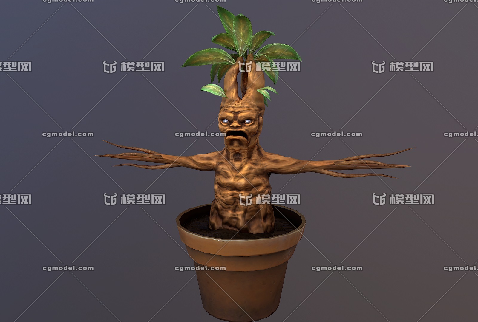魔法曼陀罗茄参毒参茄魔法植物 Cg模型网 Cgmodel 三维设计师交流互动平台 专注多品类3d模型下载 原创作品分享 软件学习