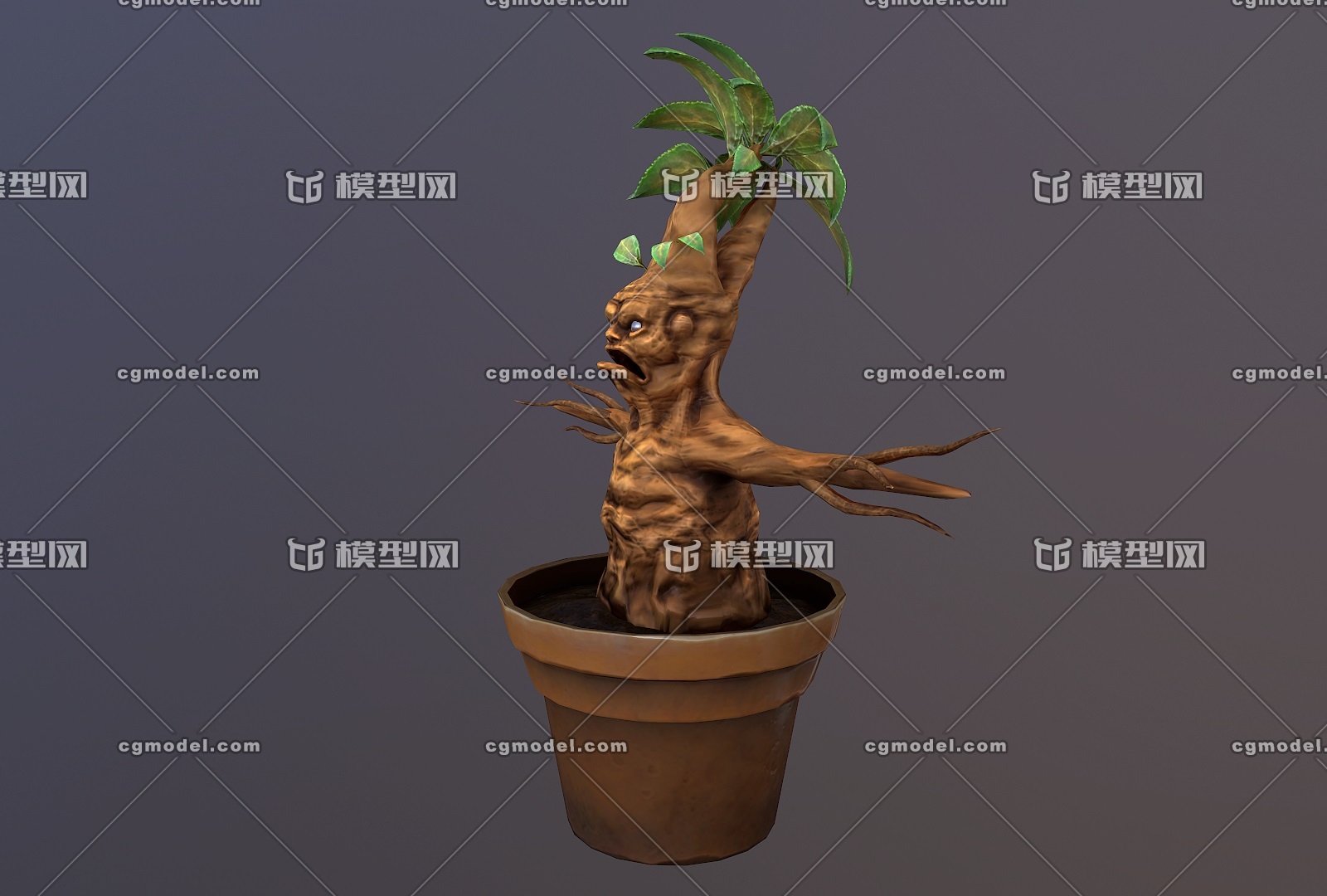 魔法曼陀罗茄参毒参茄魔法植物 Cg模型网 Cgmodel 三维设计师交流互动平台 专注多品类3d模型下载 原创作品分享 软件学习