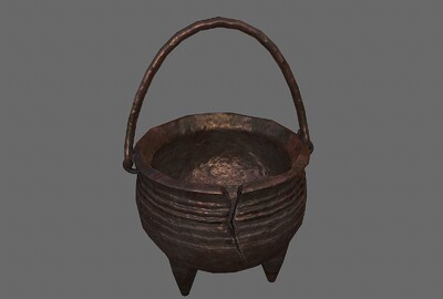 次时代 青铜 熬药锅 魔法药锅 炼药锅