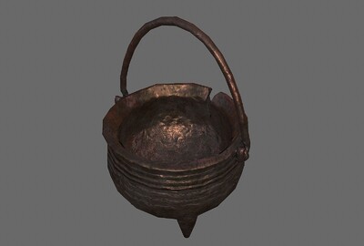 次时代 青铜 熬药锅 魔法药锅 炼药锅