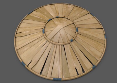 写实 斗笠 竹编帽 帽子_wyb9327作品_生活用具穿戴服饰_cg模型网