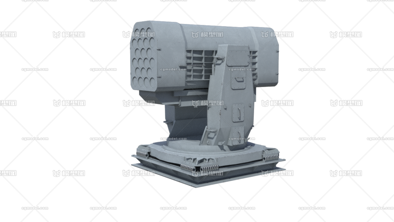 4k贴图pbr材质美军rim-116拉姆防空导弹发射装置