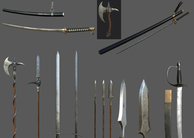古代冷兵器7件合集