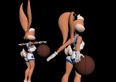 空中大灌篮  罗拉兔  lola bunny