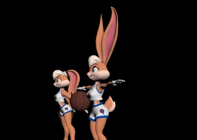 空中大灌篮  罗拉兔  lola bunny