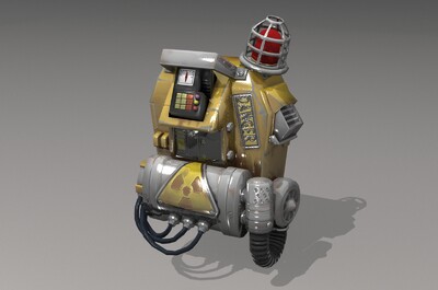 机械操作背包 电报机 技术背包 军事背包 科技 内含:max obj fbx 文件