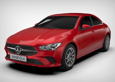 奔驰-奔驰cla 2020_merced_我想劫个色作品_车辆轿车_cg模型网
