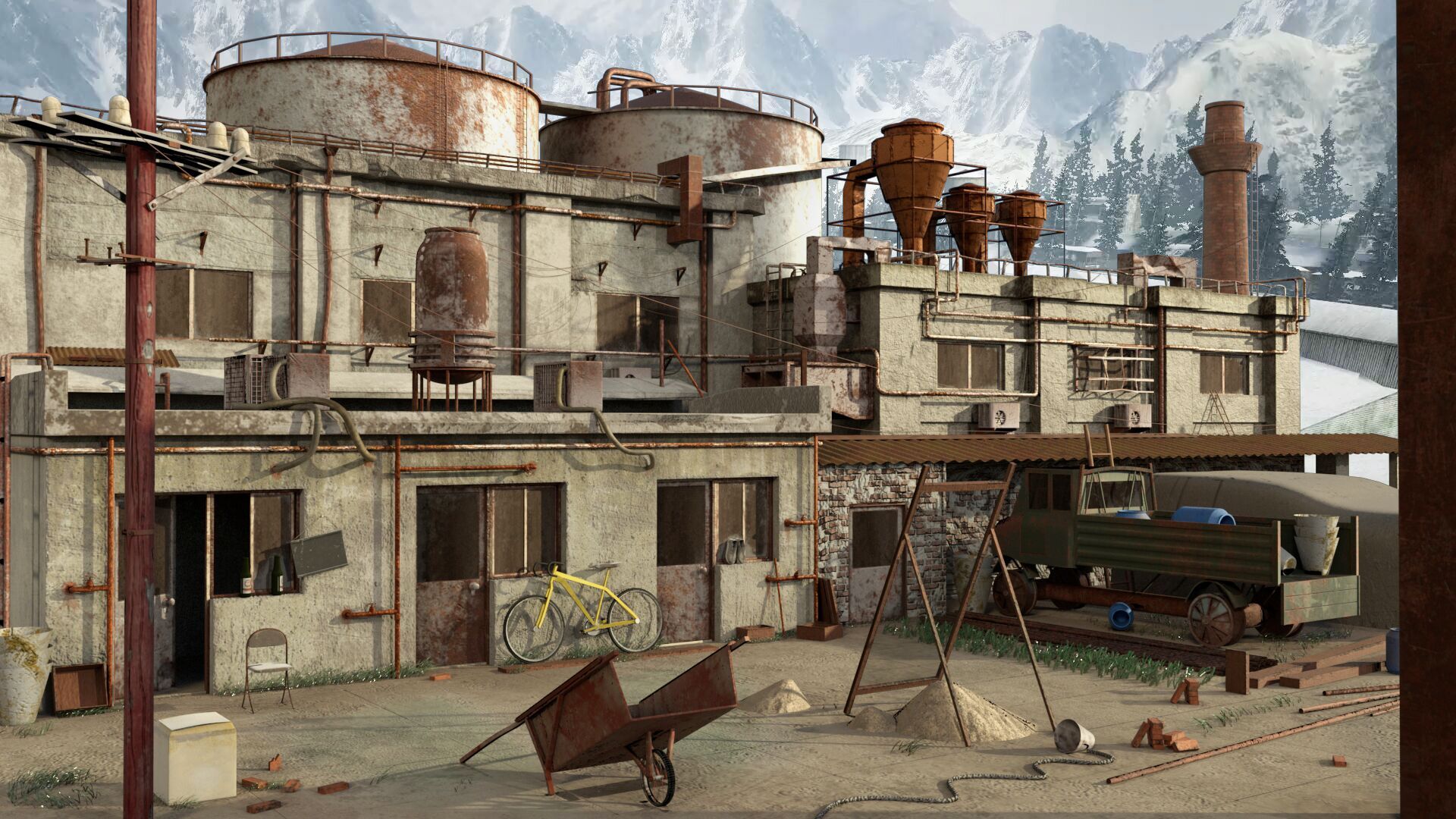 个人作品_蓝染惣右介作品_场景/空间/建筑_cg模型网