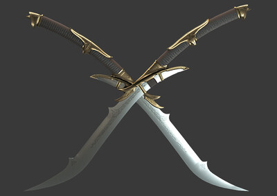 魔幻长刀 欧洲刀 次世代 古代刀剑 中世纪 短刀 骑士佩刀 冷兵器 场景