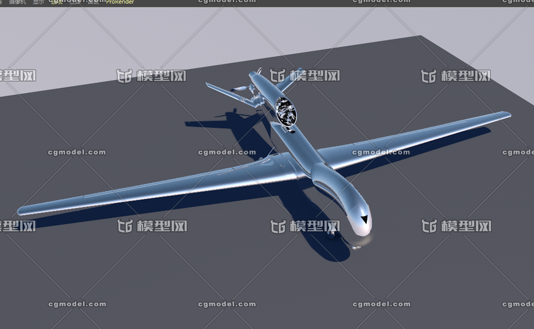 全球鷹無人機_shijingyaos作品_飛機/航空器軍用飛機_cg模型網