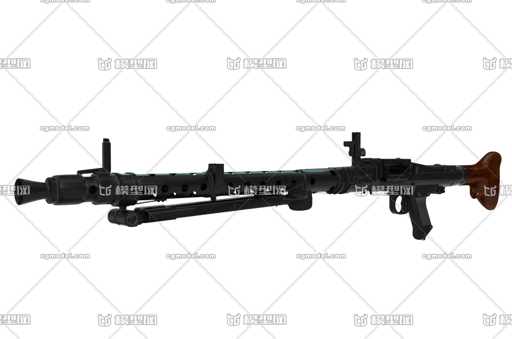 【shaw】德国mg-34通用机枪 模型高模