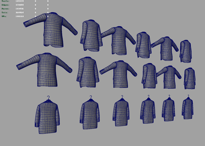 多种格式几乎所有软件均可使用,带贴图,可进行给角色蒙皮 贴图在maya