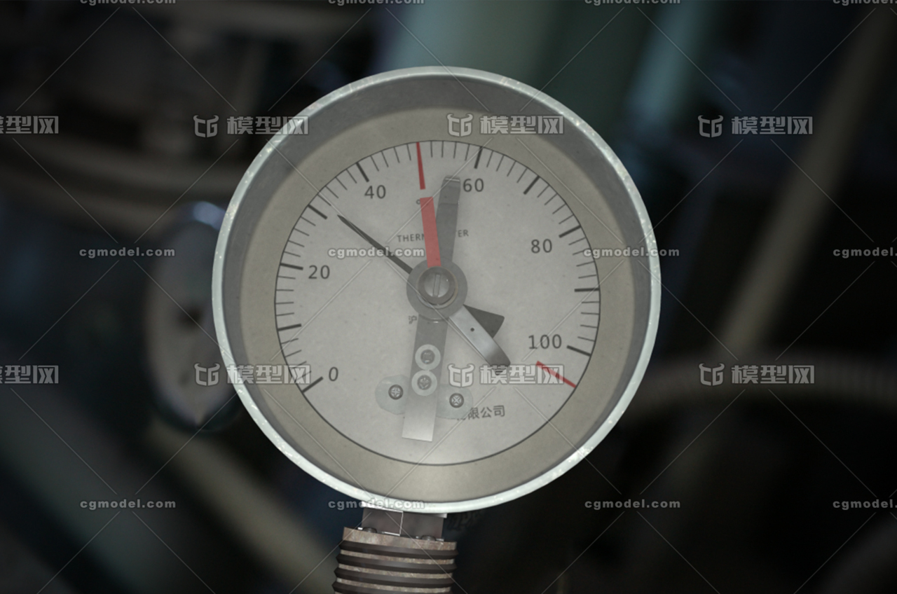 仪表 动态仪表压力表模型-工业设备模型库-其他模型下载-cg模型网
