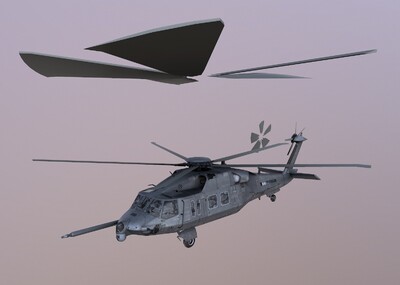 ruh-60 隐形黑鹰 中型通用直升机 silent hawk 2k贴图 军用武器 飞机