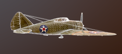 二战 战斗机 美系p43 民国国民党空军 p-43 飞虎队 枪骑兵 战斗机