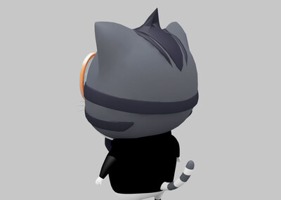 卡通 猫 博士猫 眼镜猫 宠物 动物 吉祥物