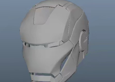 钢铁侠头部_wwy_141421作品_人物机器人/机甲_cg模型网