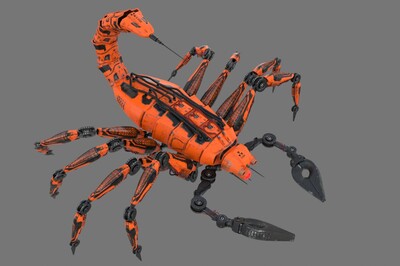 机器人-机器蝎-蝎子