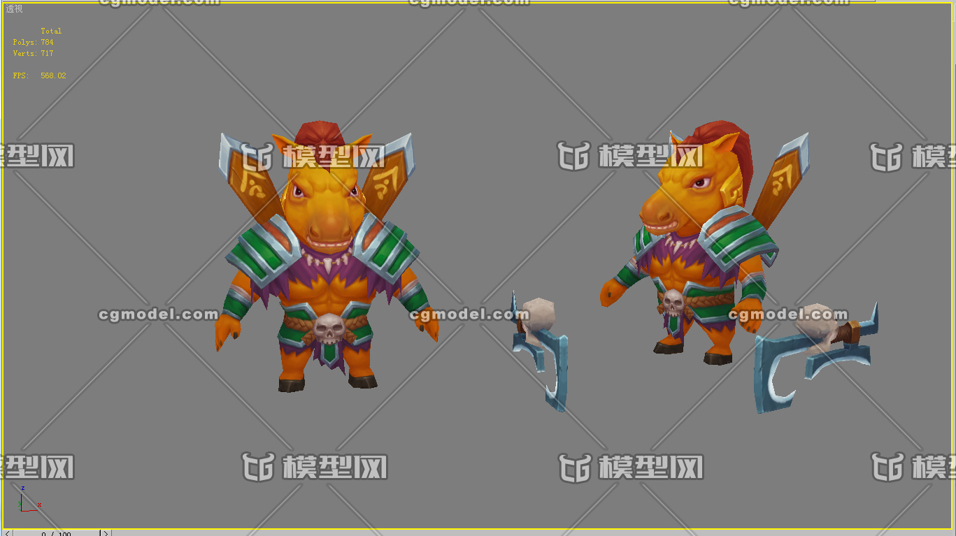 马怪物 马面 q版卡通马怪马面