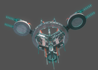 次世代 科幻 飞船补给站 空间站 堡垒 太空补给站 卫星 能源补给站