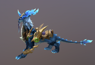 带动画  麒麟坐骑  火麒麟  上古 玉麒麟  麒麟兽  神兽