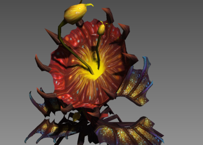 欧美手绘 奇异花草 奇异植物 发光植物 阿凡达植物 精美贴图