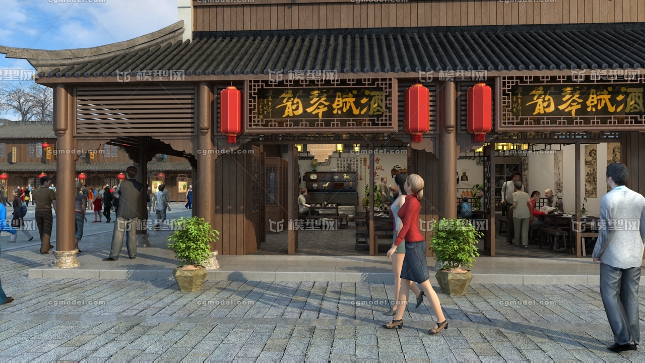 古建商业街 古建 商业街