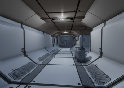 vr科幻场景 科幻控制室 太空控制站 空间站 太空飞船 太空基地 科幻