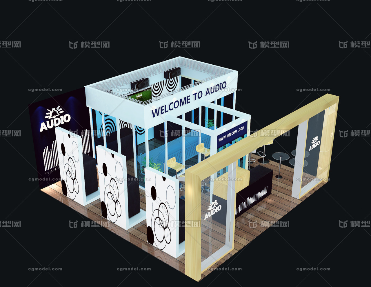 展厅,展会,展览展示,展会,会展_love丶幻影作品_展厅音响乐器_cg模型
